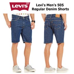 " Levi's Men's Denim Shorts Athletic Fit For Summer"