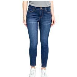 "Seven7 Ultra High Rise Tummyless Fitted Blue Skinny Jean"