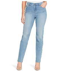 "Women's Gloria Vanderbilt Amanda Classic High Waisted Tapered Soft Cotton Jeans"