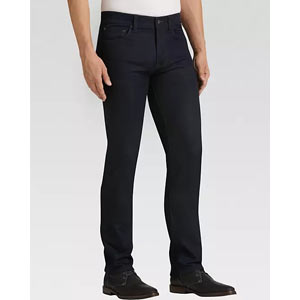 "Dark Blue Wash French Terry Denim Joseph Abboud Jeans"