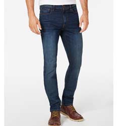 "Tommy Hilfiger - Men's Straight Fit Stretch Casual Blue Jeans"